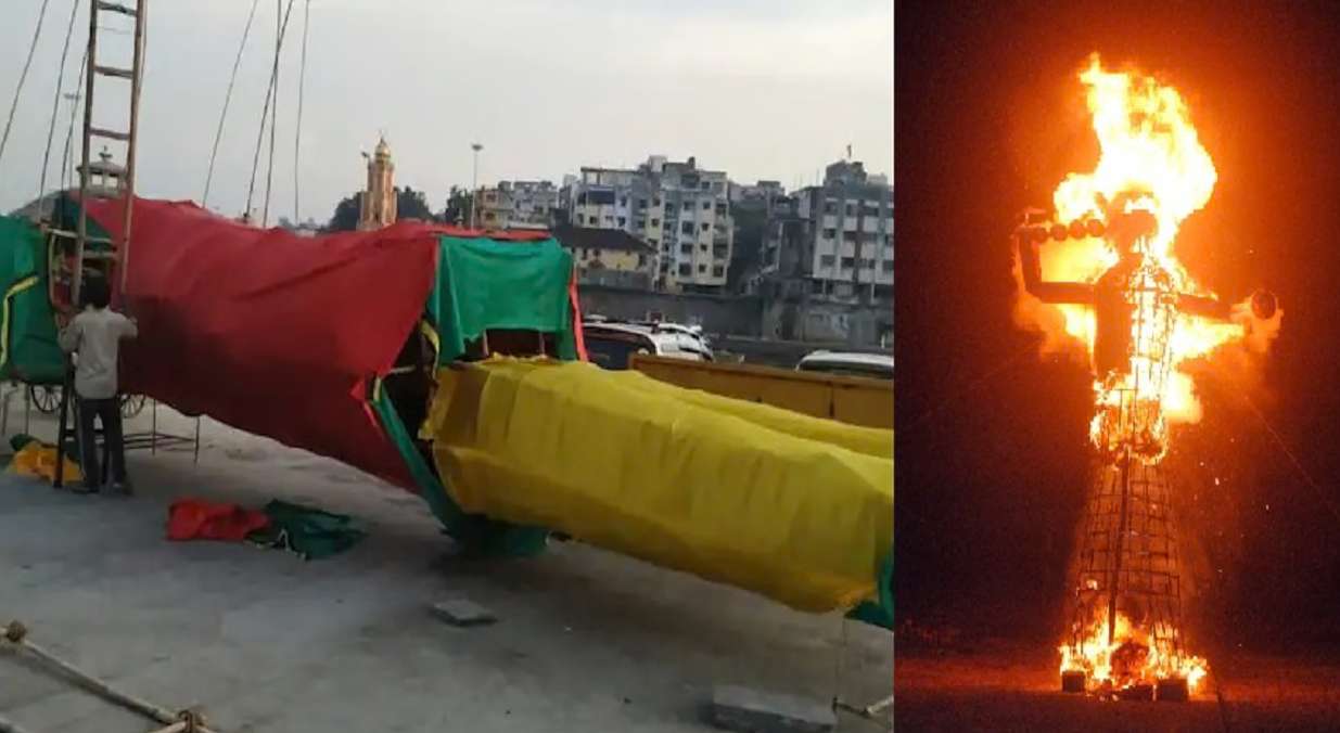 सिंहस्थ कामांचे सावट तरीही रामकुंडावर रावणदहनाची लगबग...