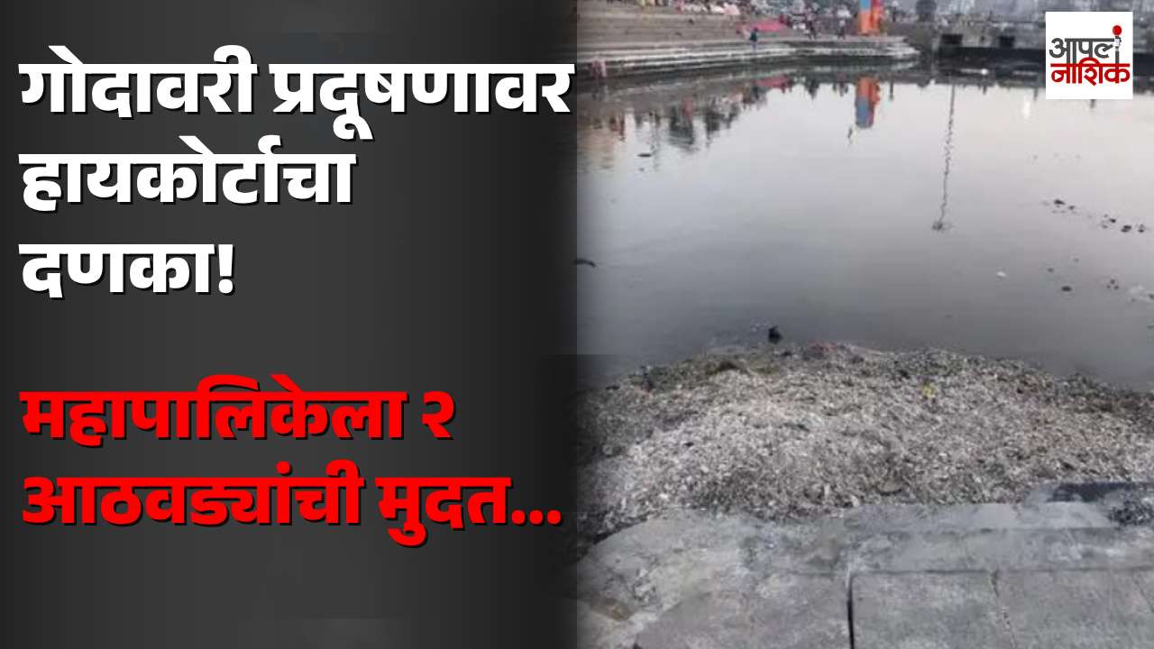 गोदावरी प्रदूषणावर हायकोर्टाचे आदेश! महापालिकेला २ आठवड्यांत आराखडा सादर करण्याचे निर्देश |  Apla Nashik